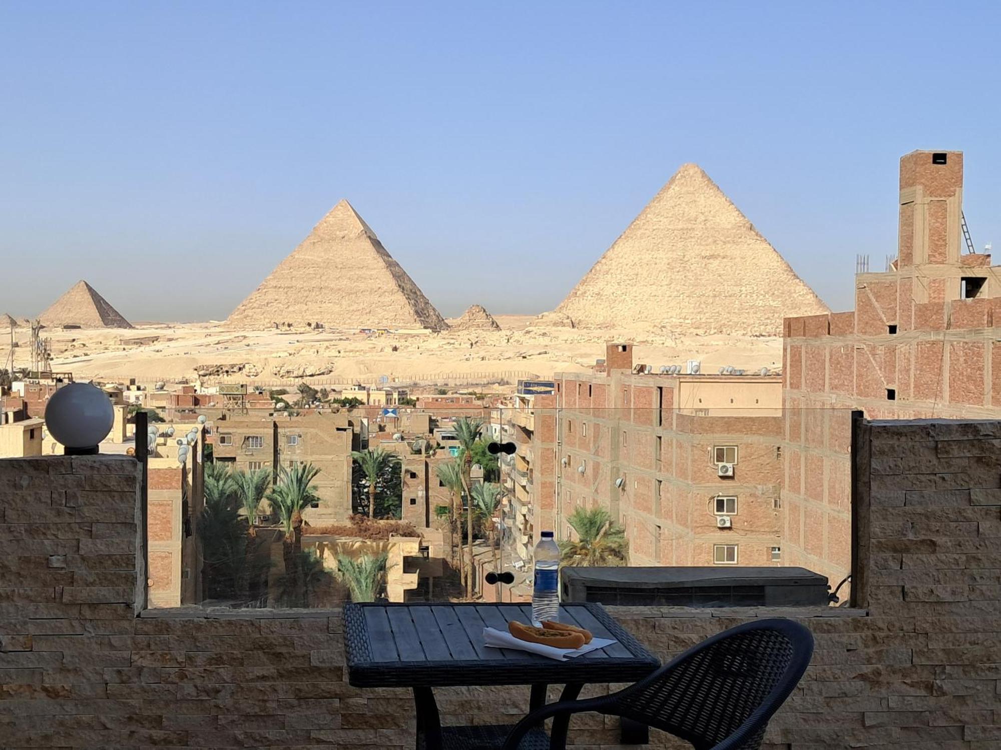 Piramide De Giza View Inn Kafrat al Jabal Экстерьер фото